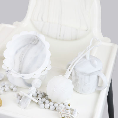 فروش عمده فروشی نوزاد Geschirr Led Weaning Silicone Bib کاسه قاشق کاسه بشقاب سیلیکونی سرویس غذاخوری کودک محصول ظروف غذاخوری