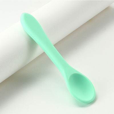 قاشق های نوزاد سیلیکونی ایمن بدون BPA غیر سمی قابل استفاده در مایکروویو