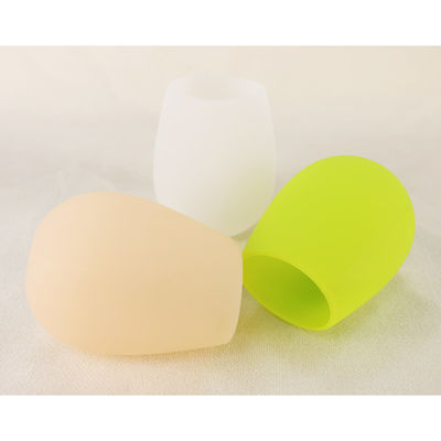 فنجان آب سیلیکونی رنگ پانتون بدون BPA بدون دسته بدون درب برای آبجو شراب
