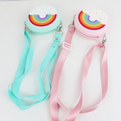 کیف شانه سیلیکونی سفارشی Mini Rainbow برای کودک کودک