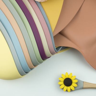 پیش‌بند سیلیکونی شخصی‌شده نرم بدون BPA، پیش‌بند غذاخوری سیلیکونی ضد آب