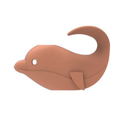 سیلیکونی سفارشی زیبا، پوشش دهانه وان حمام با شکل دلفین راینو