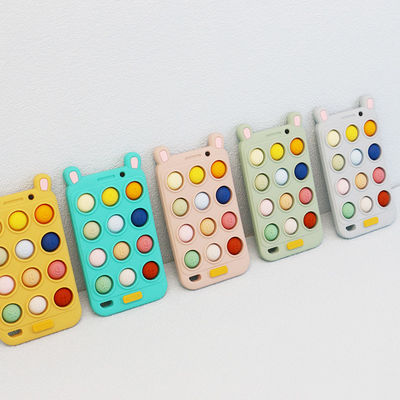 دندان های تلفن همراه کودک بدون سیلیکون BPA برای راحتی و تسکین دندان های دردناک شیری