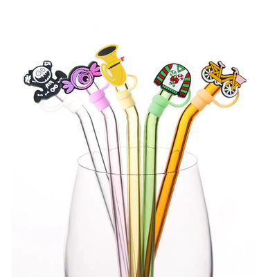 غیر سمی مواد مختلف با اندازه نی / Sippy Topper پوشش نی سیلیکونی را جذاب می کند