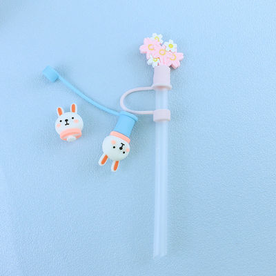 غیر سمی مواد مختلف با اندازه نی / Sippy Topper پوشش نی سیلیکونی را جذاب می کند