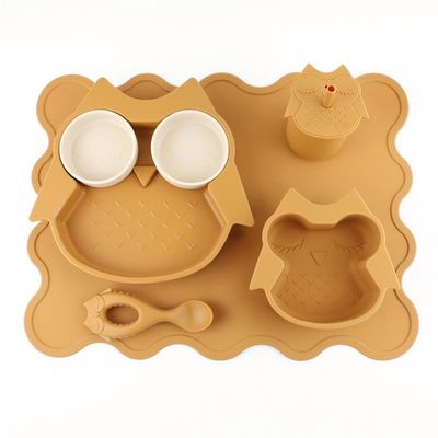 ست کاسه سیلیکونی 4 تکه ظروف مایکروویو غیر سمی بدون BPA