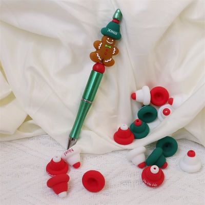MOQ 200pcs سیلیکون دندان زدن مروارید ارگانیک سیلیکون دندان زدن مروارید - امن و ماندگار برای قلم های DIY ایجاد زنجیره کلید