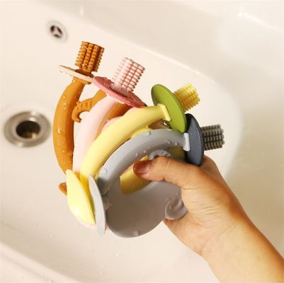 سیلیکون بدون BPA بافت نرم آسان برای نگه داشتن کمک می کند با تسکین درد دندان بهترین اسباب بازی های دندان نوزاد