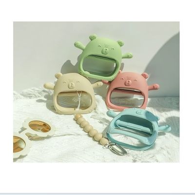 PAISEN سفارشی نرم Teether اسباب بازی دستکش دندان زدن نوزاد تازه متولد شده BPA رایگان کودک سیلیکون دستکش دندان زدن برای نوزادان