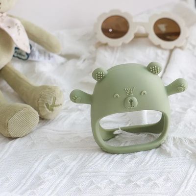 PAISEN سفارشی نرم Teether اسباب بازی دستکش دندان زدن نوزاد تازه متولد شده BPA رایگان کودک سیلیکون دستکش دندان زدن برای نوزادان
