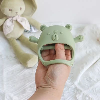PAISEN سفارشی نرم Teether اسباب بازی دستکش دندان زدن نوزاد تازه متولد شده BPA رایگان کودک سیلیکون دستکش دندان زدن برای نوزادان