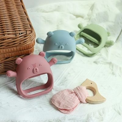 PAISEN سفارشی نرم Teether اسباب بازی دستکش دندان زدن نوزاد تازه متولد شده BPA رایگان کودک سیلیکون دستکش دندان زدن برای نوزادان