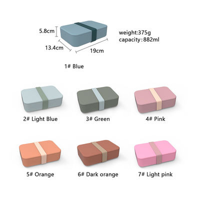 ظرف ناهار سالاد سیلیکونی درجه غذایی قابل استفاده مجدد بدون BPA مایکروویو عملکرد ضد لغز امن 0-1L ظرفیت