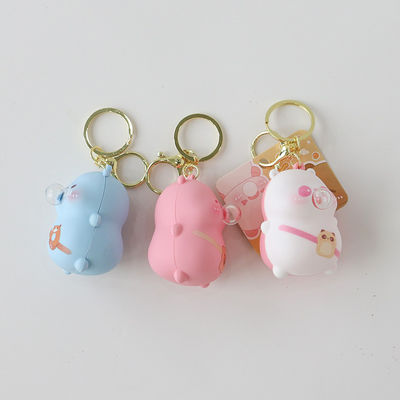 سیلیکون کپیبارا Keychain Pendant Decompression Squeeze Bags Ornament Stress Relief Vent Toy 80g برای مواد سیلیکونی
