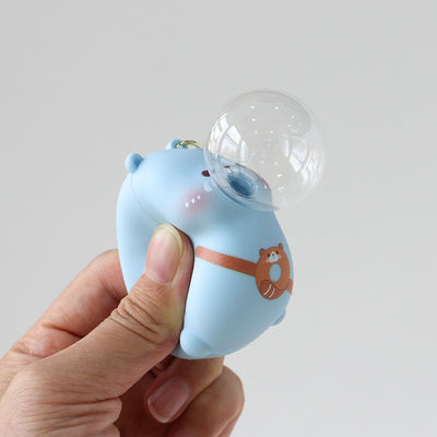 سیلیکون کپیبارا Keychain Pendant Decompression Squeeze Bags Ornament Stress Relief Vent Toy 80g برای مواد سیلیکونی