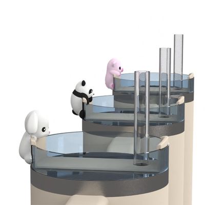 پوشه هاي خوشگلي از کاه سيليكوني حيوانات و لوازم جانبي بطري