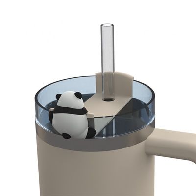 پوشه هاي خوشگلي از کاه سيليكوني حيوانات و لوازم جانبي بطري