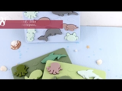 پازل سیلیکونی شکل مونته سوری سفارشی برای مهدکودک کودکان