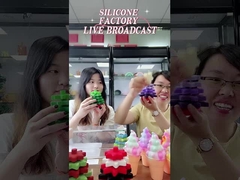 بلوک‌های حلقه‌های سیلیکونی نرم بیب با شکل درخت کریسمس